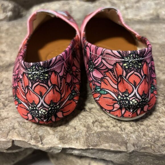 GROOVEBAGS Illustrated Pink Brown Pitbull Slip On Shoes Flats Women’s 7 - Picture 4 of 6